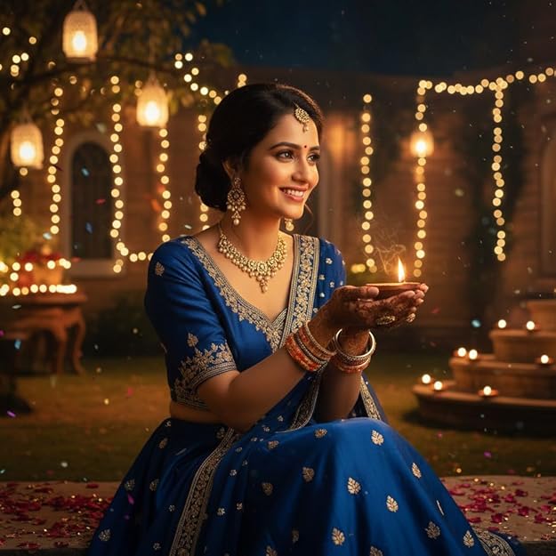 Set of 2 Multicolor Flower Glass Printed Bangles for Women