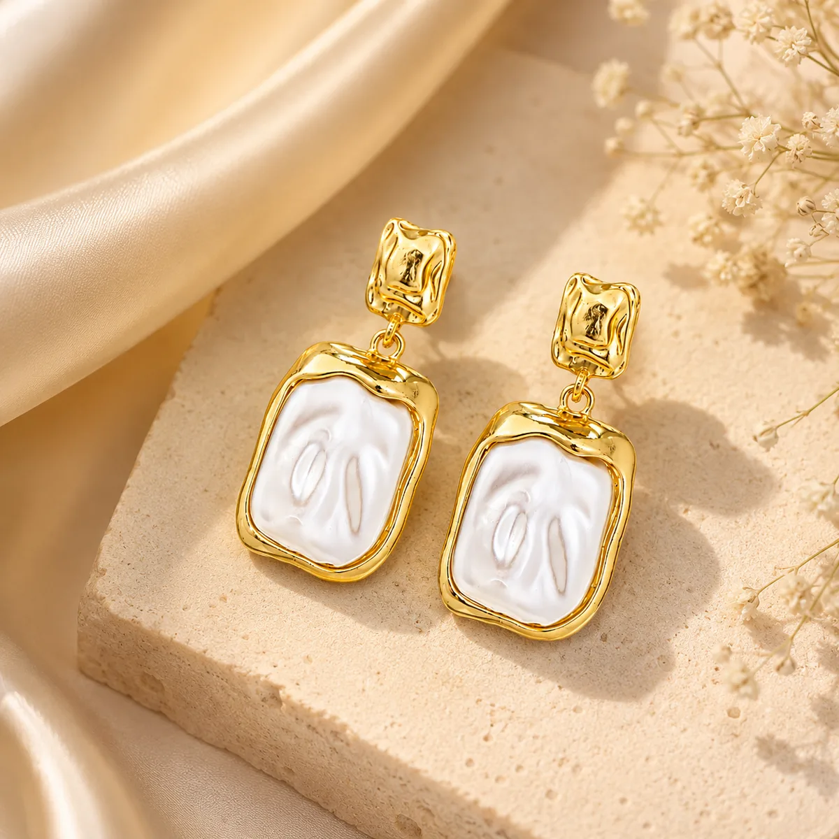 Baroque Pearl Drop Earring Bouquet